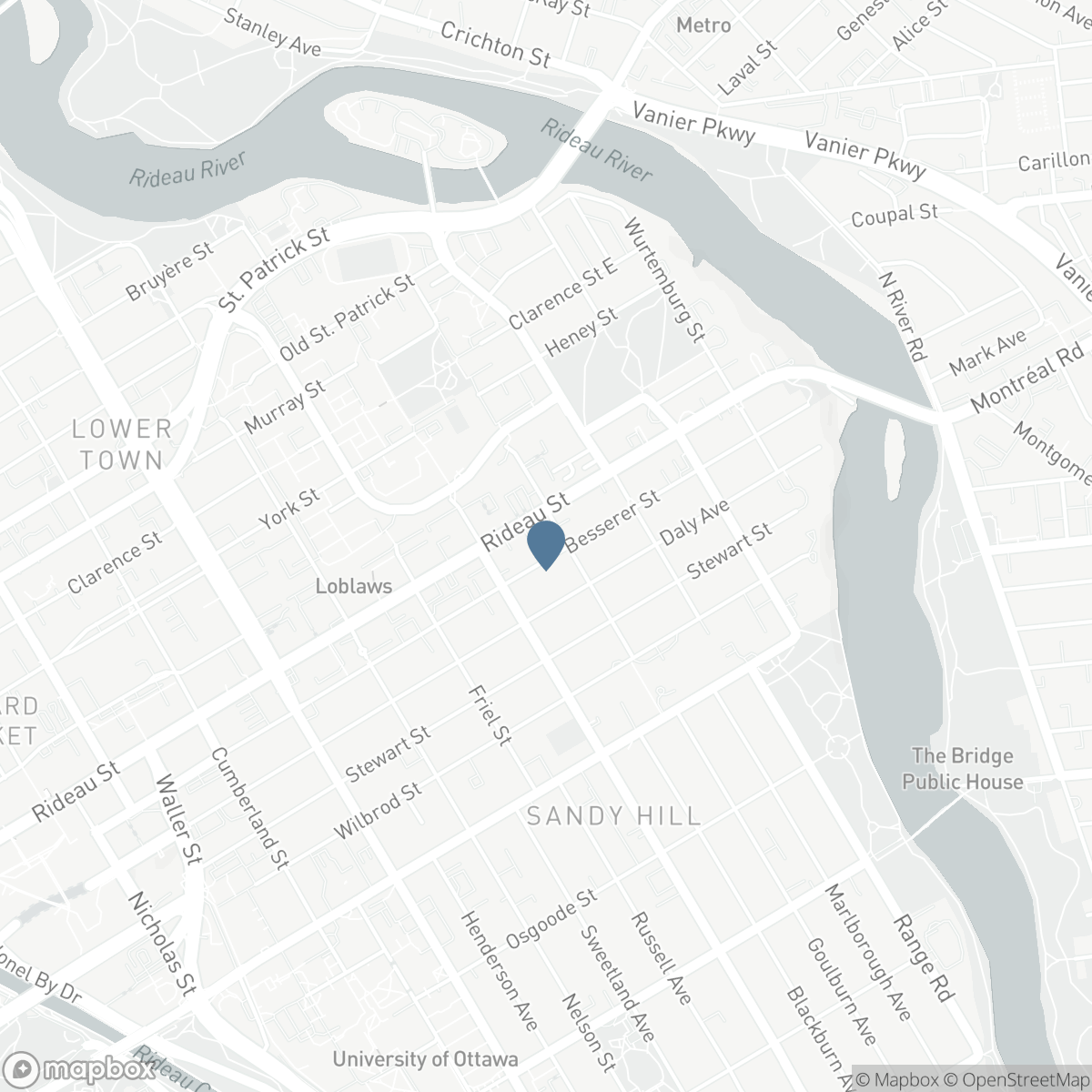 425 BESSERER STREET, Ottawa, Ontario K1N 6B9